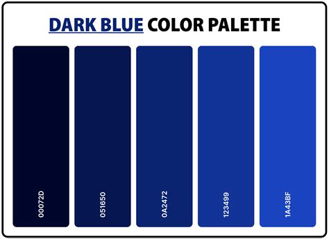 navy blue color palette code.